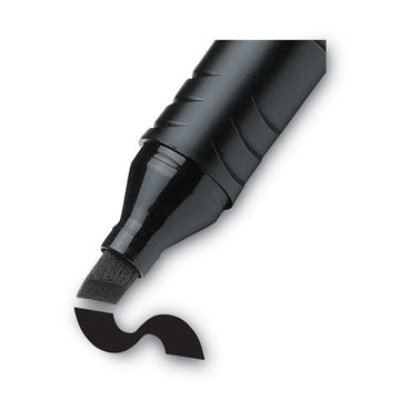 BIC® Intensity Chisel Tip Permanent Marker, Broad Chisel Tip, Tuxedo Black, Dozen freeshipping - TVN Wholesale